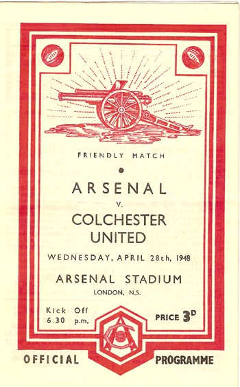 Arsenal FC v Colchester United FC